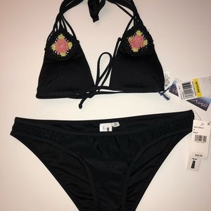 🆕 Isabella Rose/ Design Lab Crochet Detail Bikini